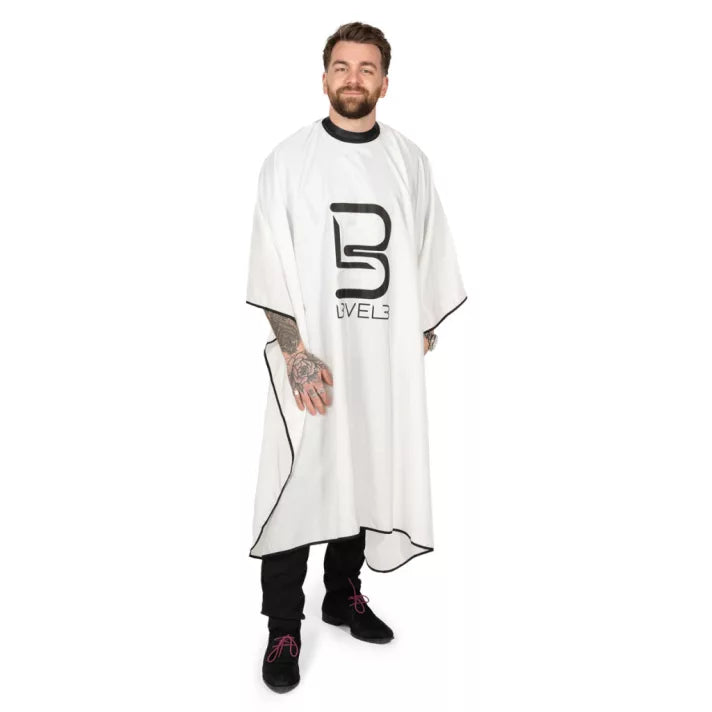 L3VEL3 - Cape With Rubber Neck - Beterítő Kendő Gumis Nyakkal Fehér vagy Fekete