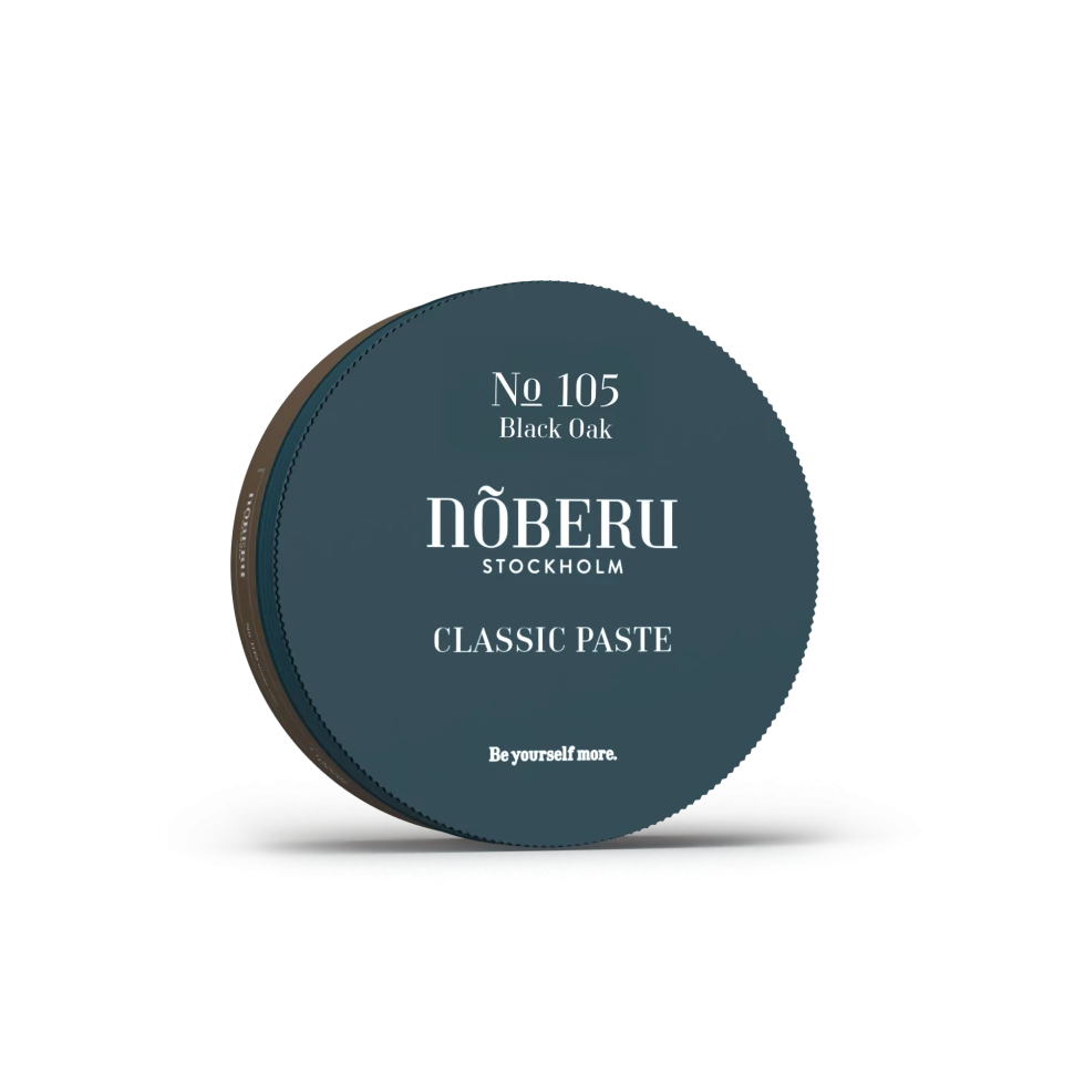 Noberu Classic Paste hajwax, Black Oak